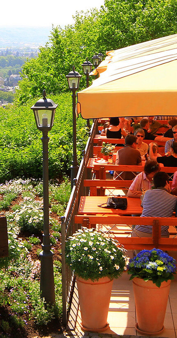 Impressionen aus dem Restaurant Bückingsgarten in Marburg